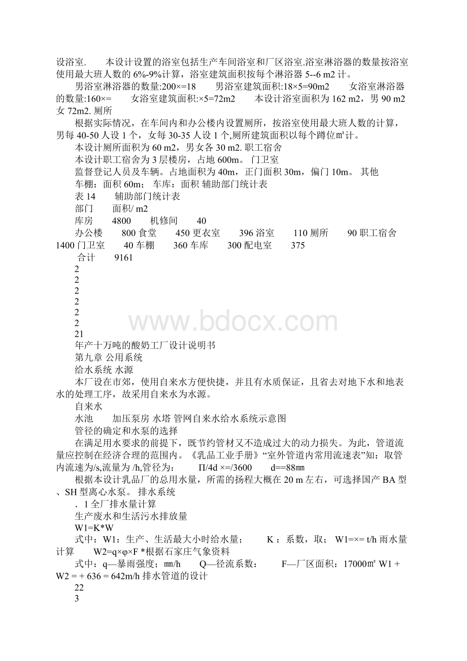 年产十万吨的酸奶厂的工厂设计说明书.docx_第2页