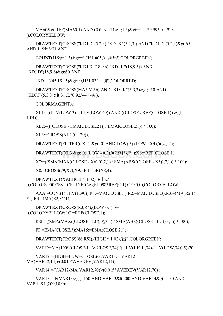 通达信公式神枪手短线暴涨绝对底部.docx_第2页