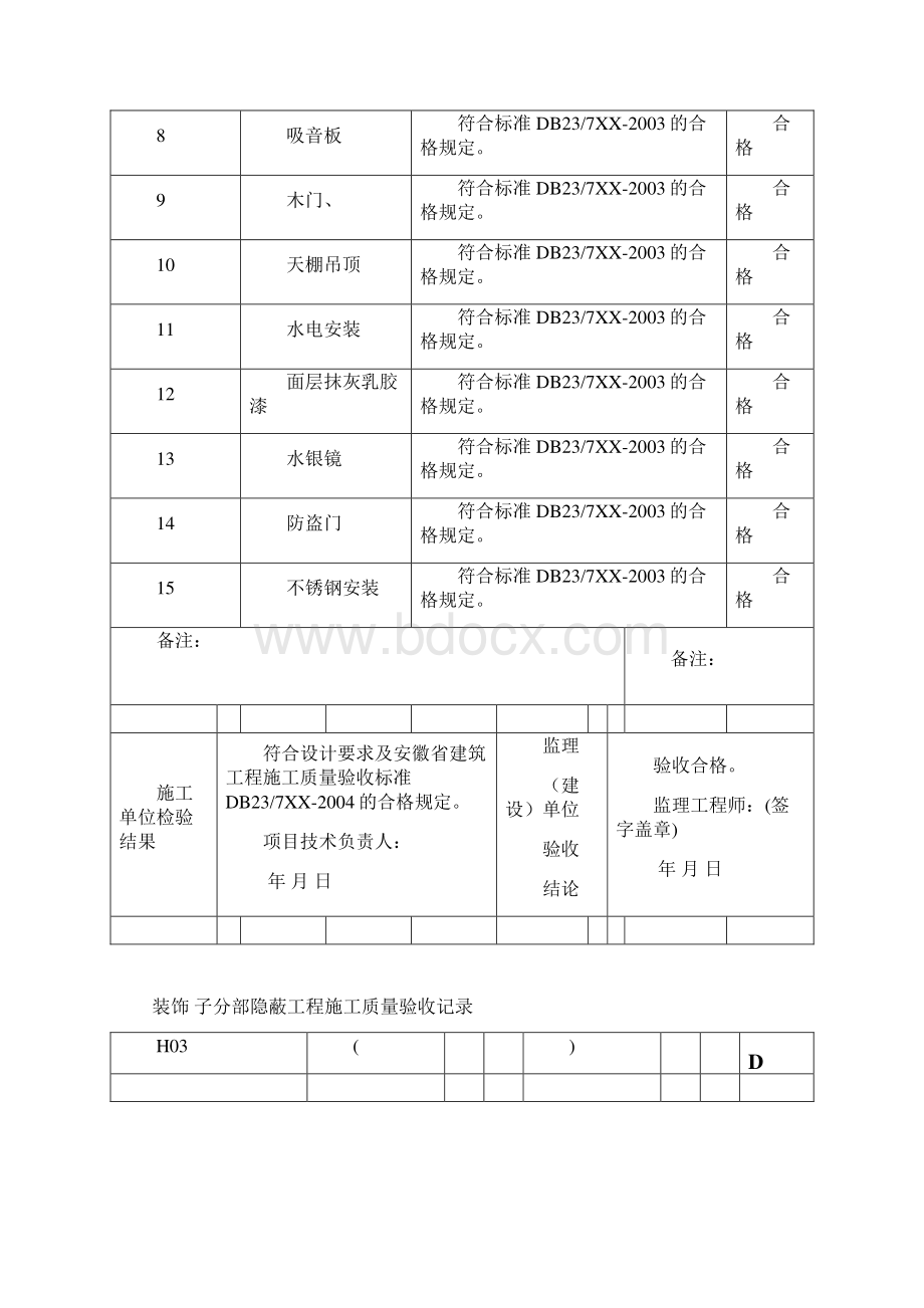 装饰工程检验批资料文档格式.docx_第2页