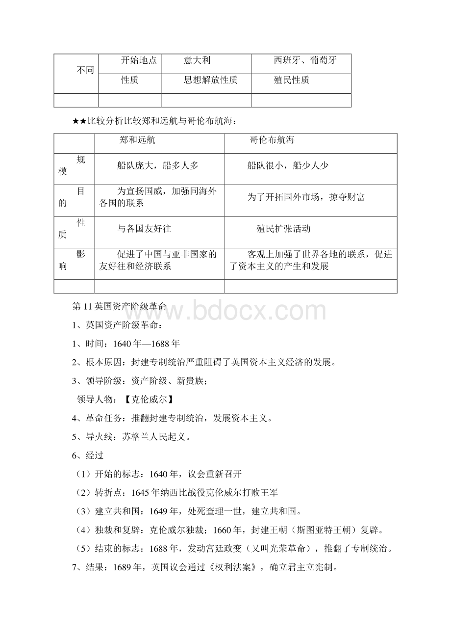 推荐九年级历史上册期末复习知识点doc.docx_第3页