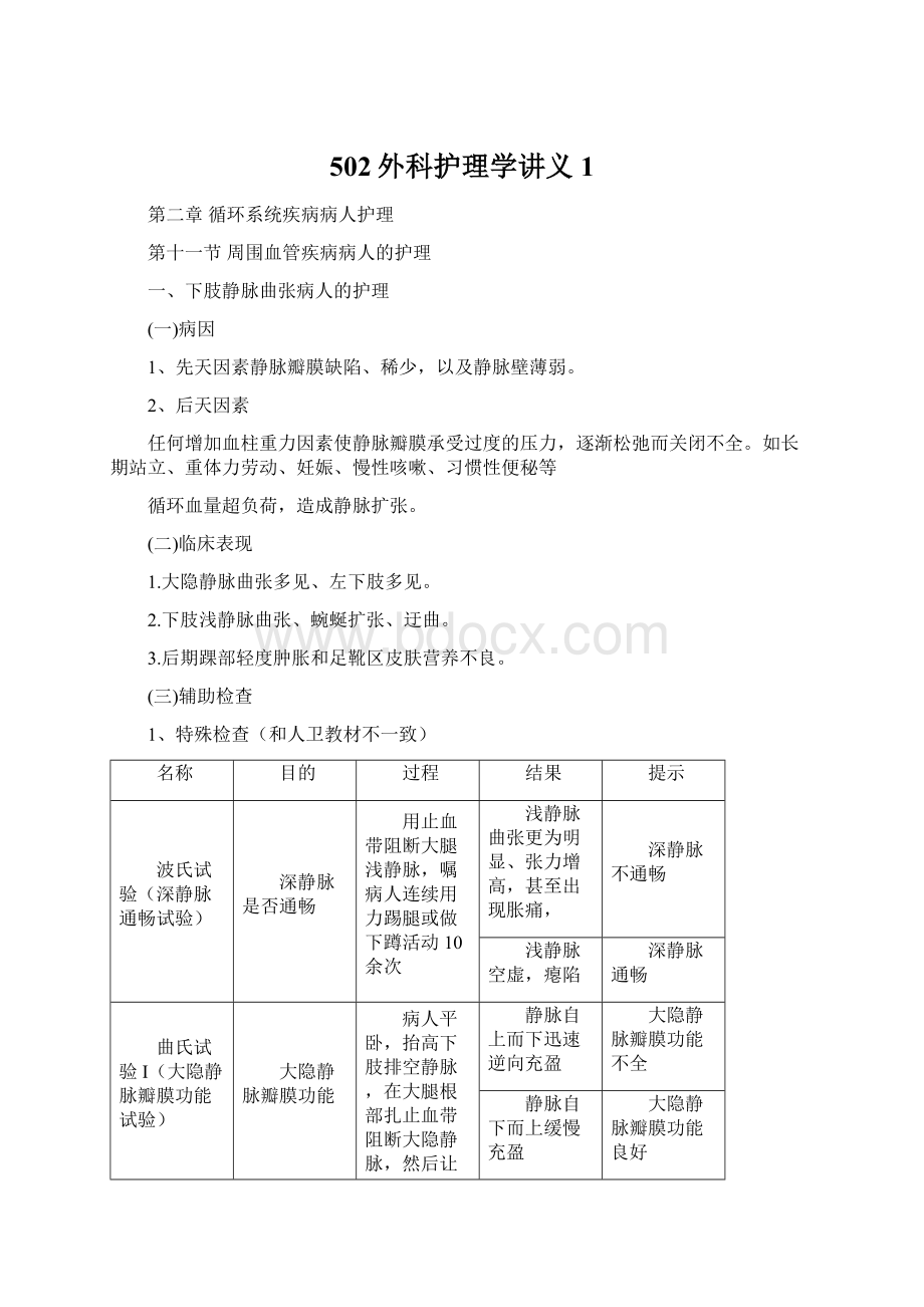 502外科护理学讲义 1.docx_第1页