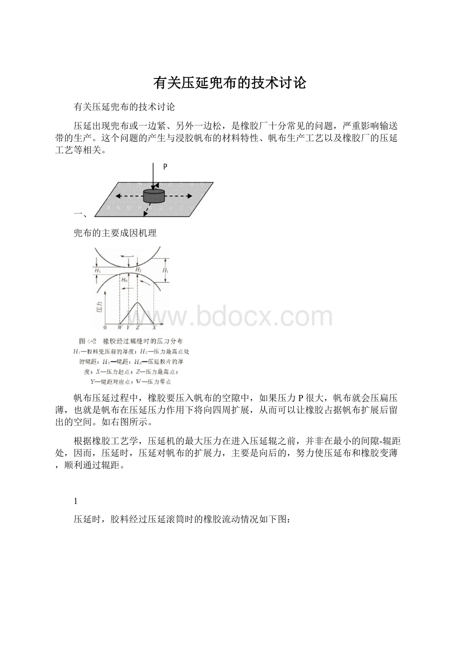 有关压延兜布的技术讨论.docx