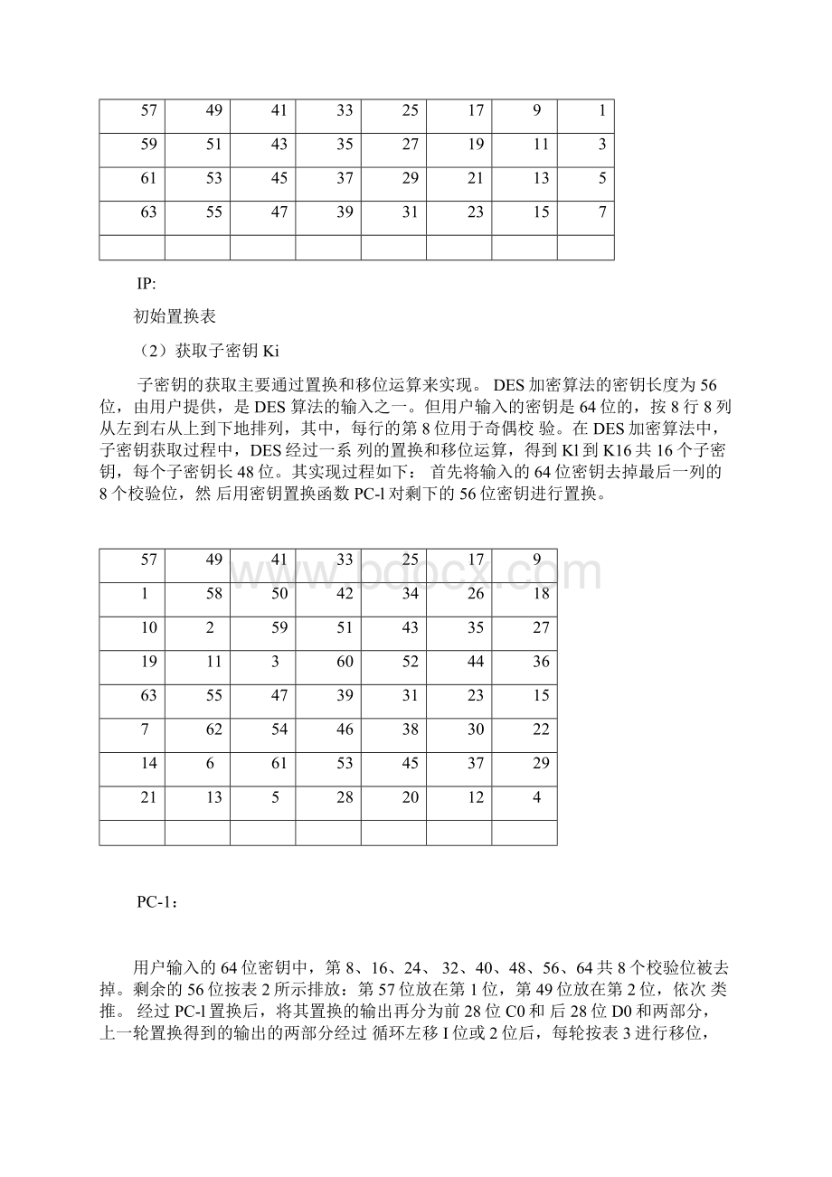 完整版DES算法的实现及安全性分析毕业设计.docx_第3页