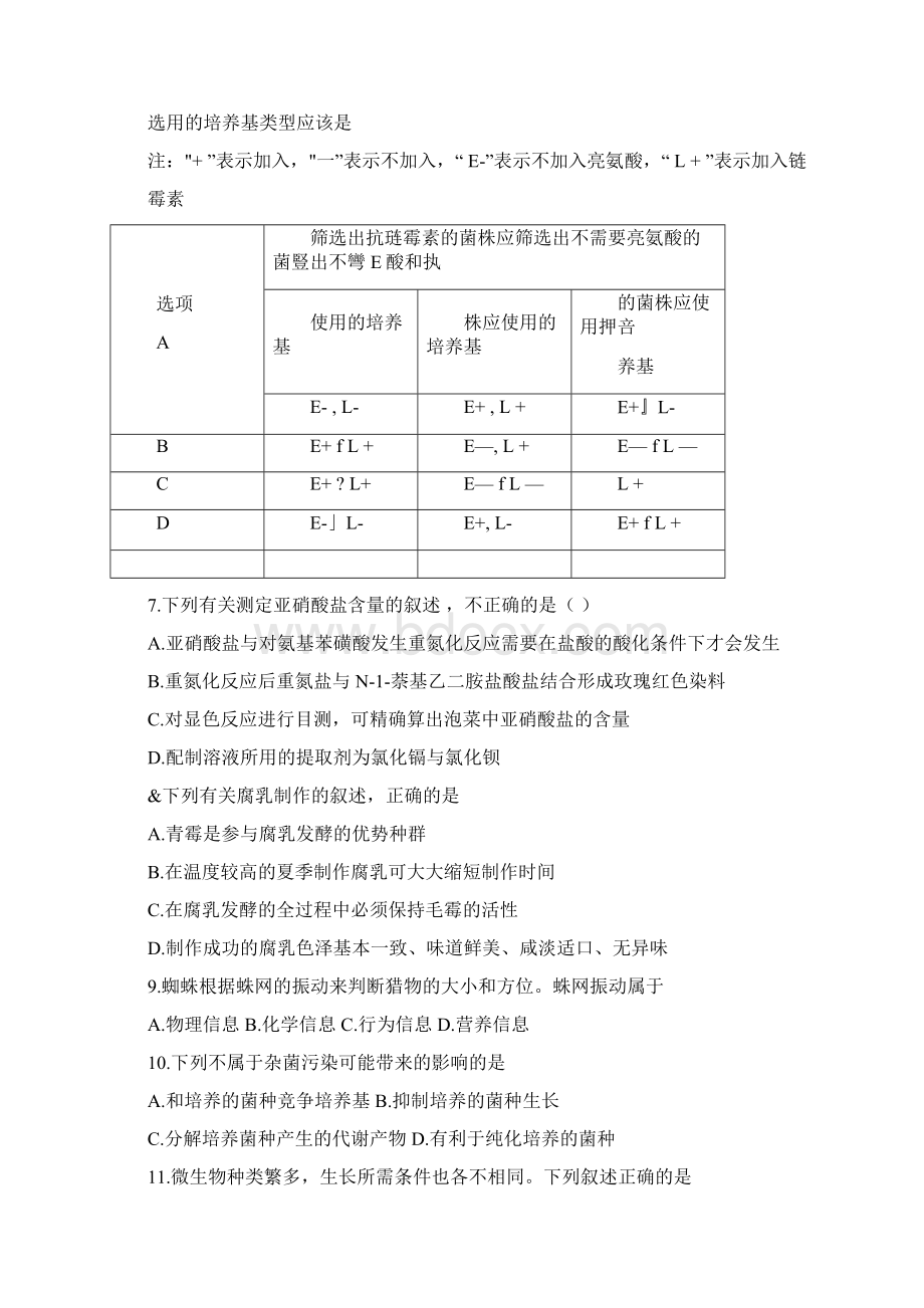 学年高二下期期末考试生物试题含答案.docx_第2页