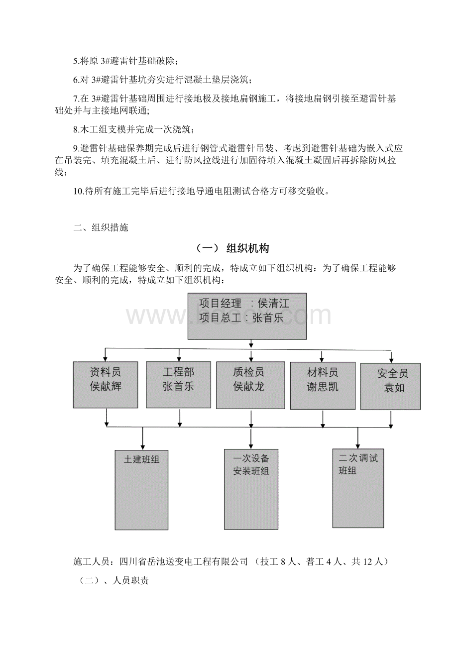 110kV那大站避雷针改造项目施工方案.docx_第3页