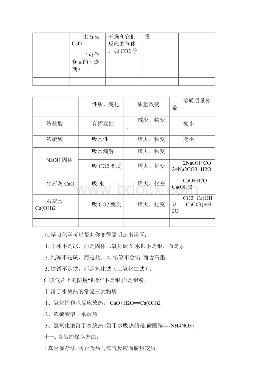 河北中考化学重点难点考点集锦考前必背解析.docx_第3页