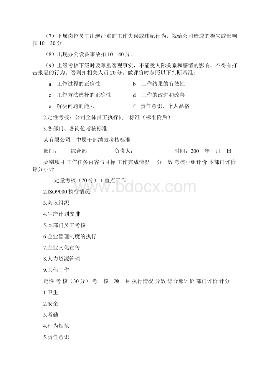 营销职员绩效考核细则DOC 21页.docx_第3页