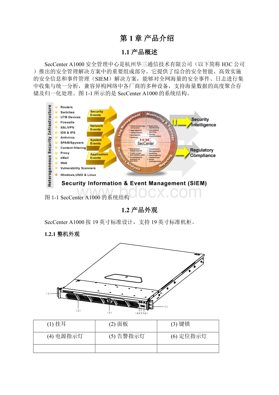 H3C SecCenter A1000安全管理中心 快速入门V100.docx_第3页