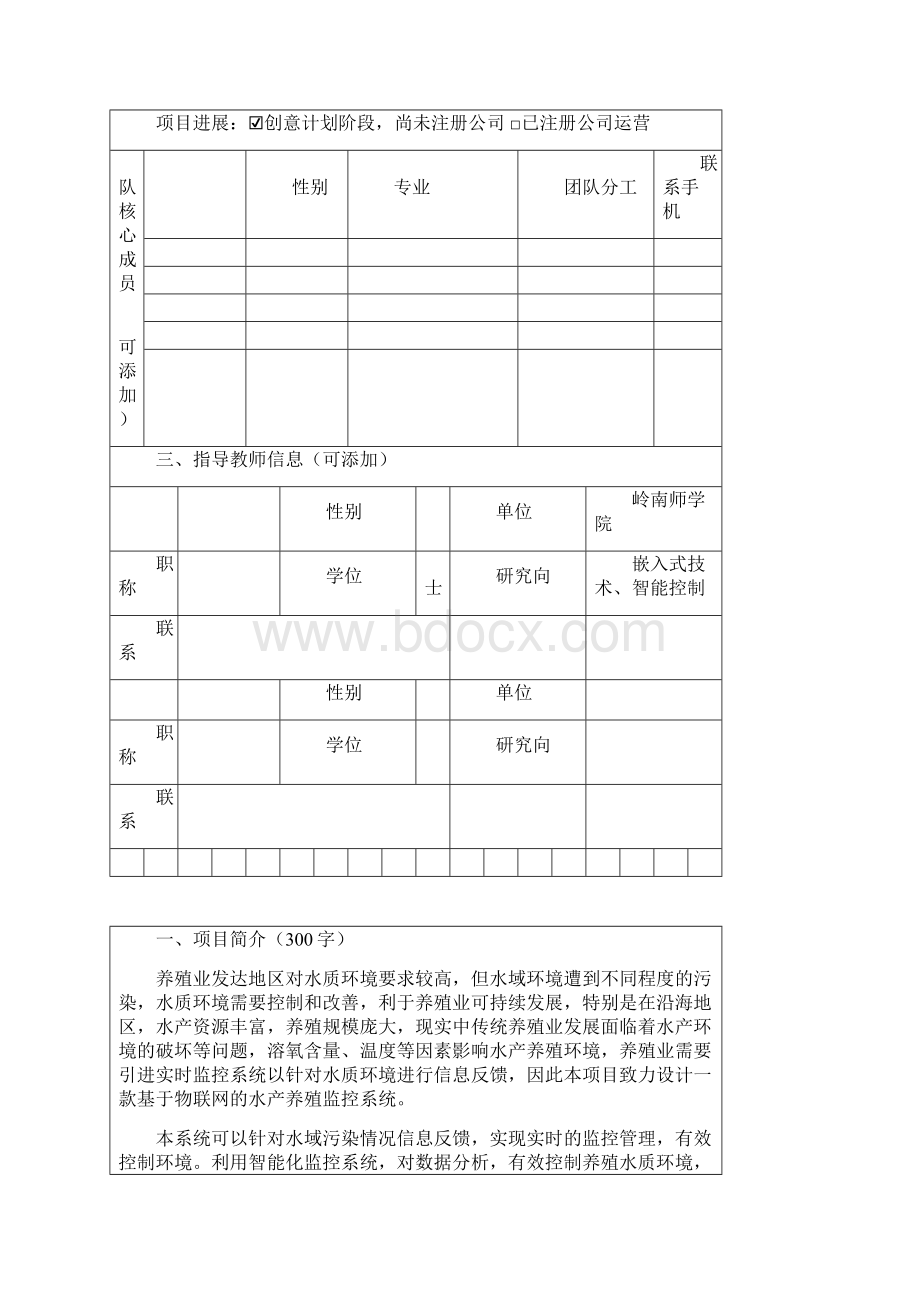 互联网创新创业大赛项目计划书.docx_第2页