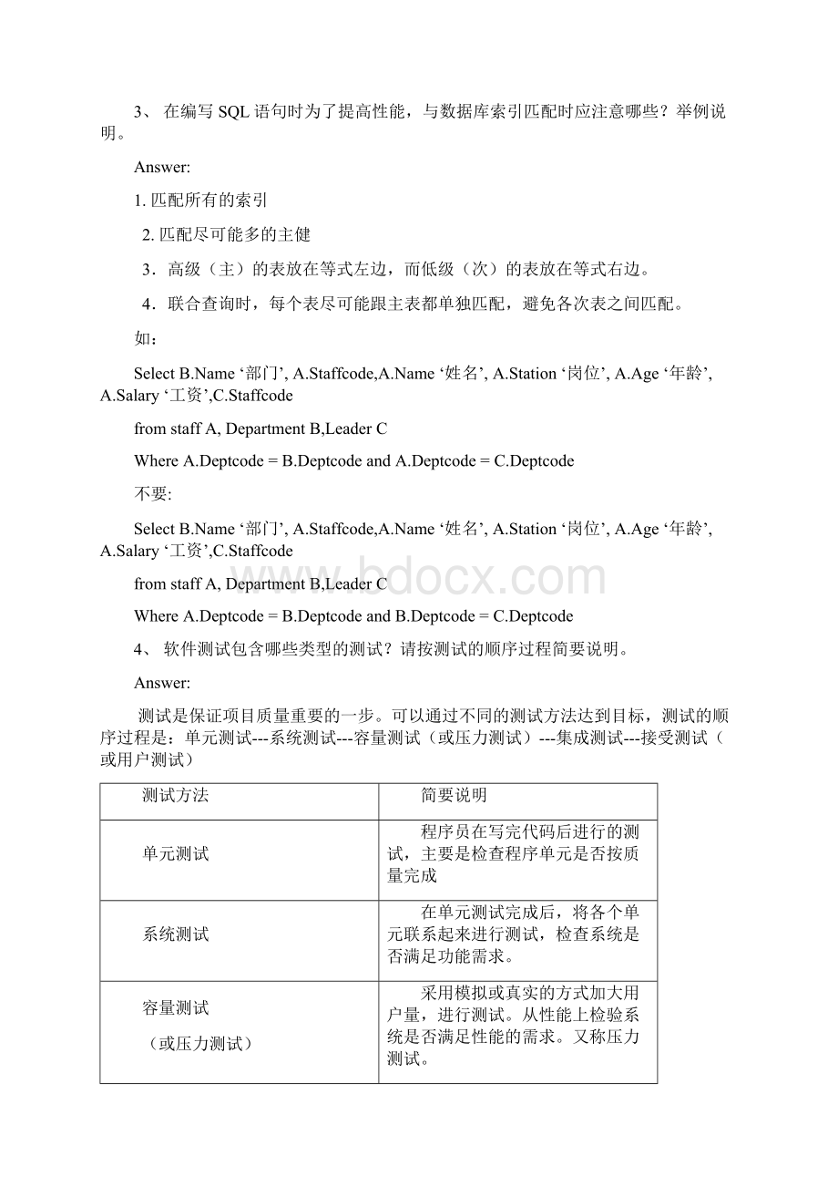 IT系统分析员软件开发员考题题库.docx_第2页