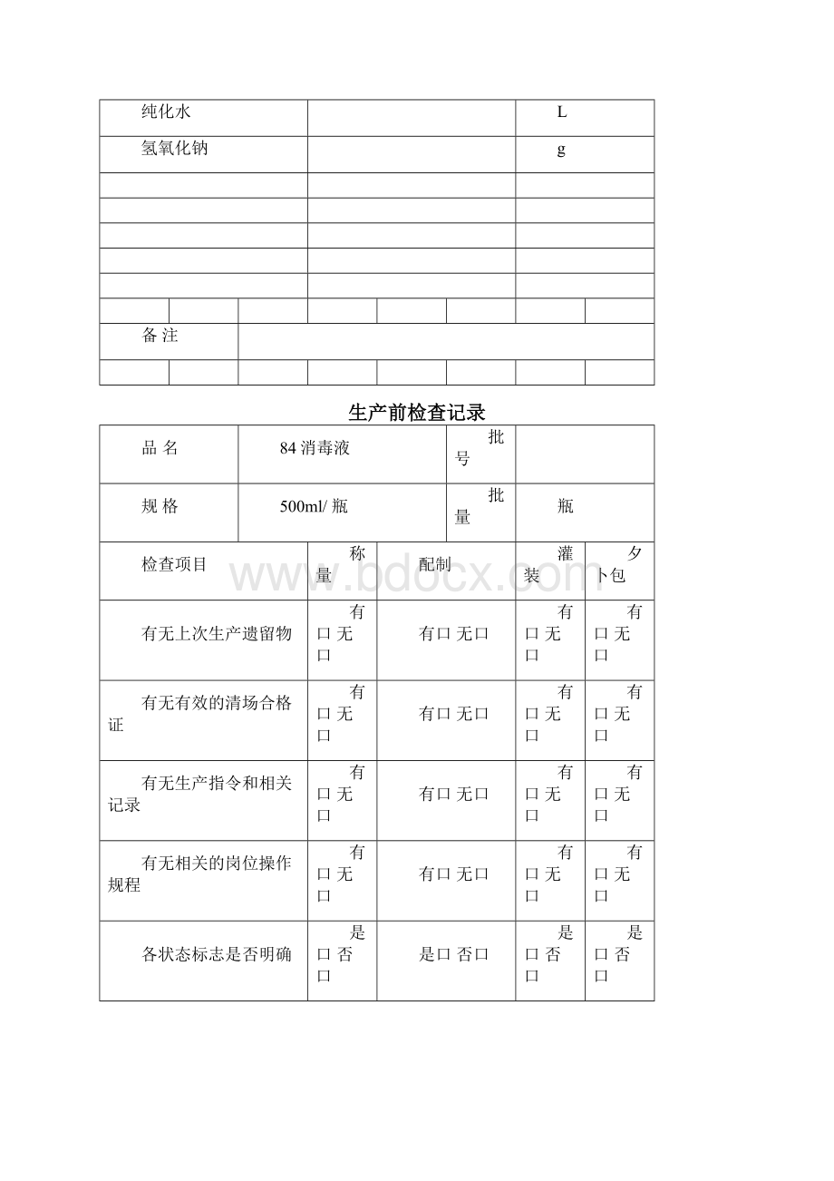 84消毒液批生产记录.docx_第2页