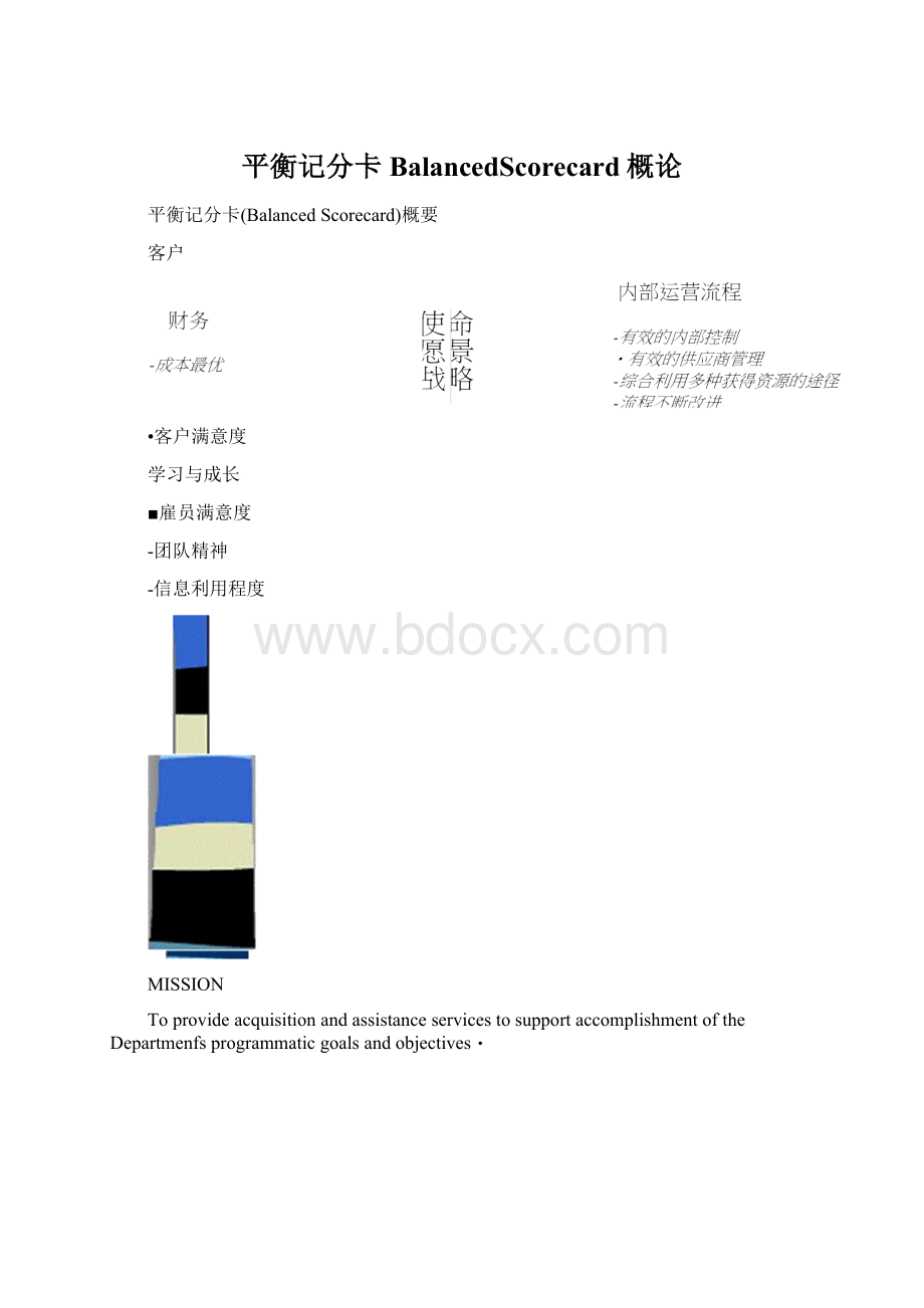 平衡记分卡BalancedScorecard概论Word文件下载.docx_第1页