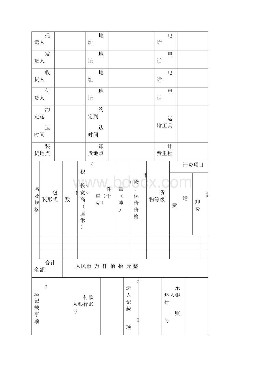 企业产品配送运输管理表单与流程模板.docx_第2页