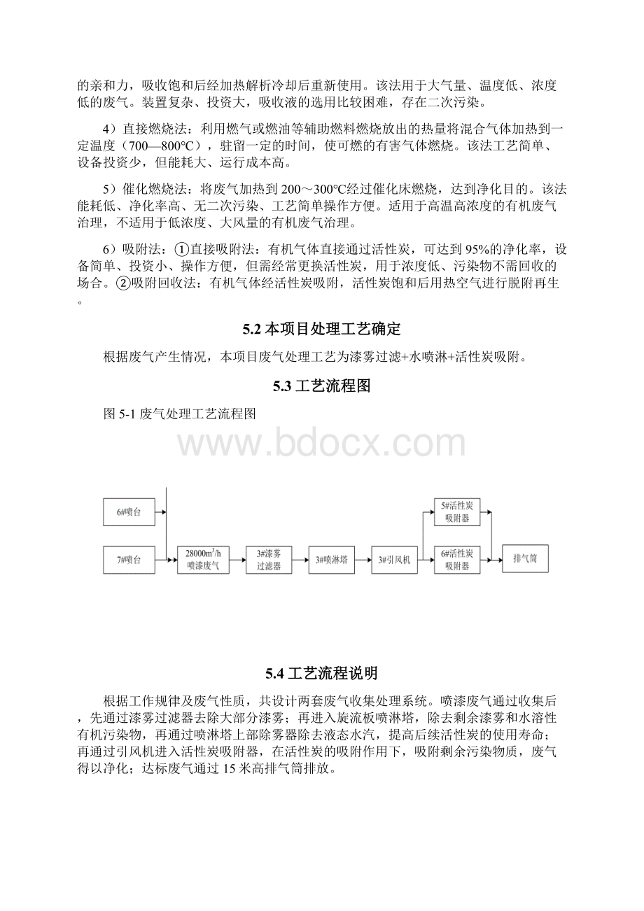 漆雾喷漆及废气处理方案精编版.docx_第3页