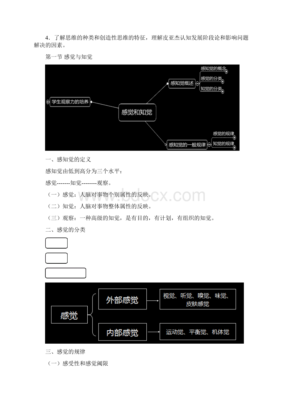 模块四中学生学习心理感知觉课案.docx_第2页