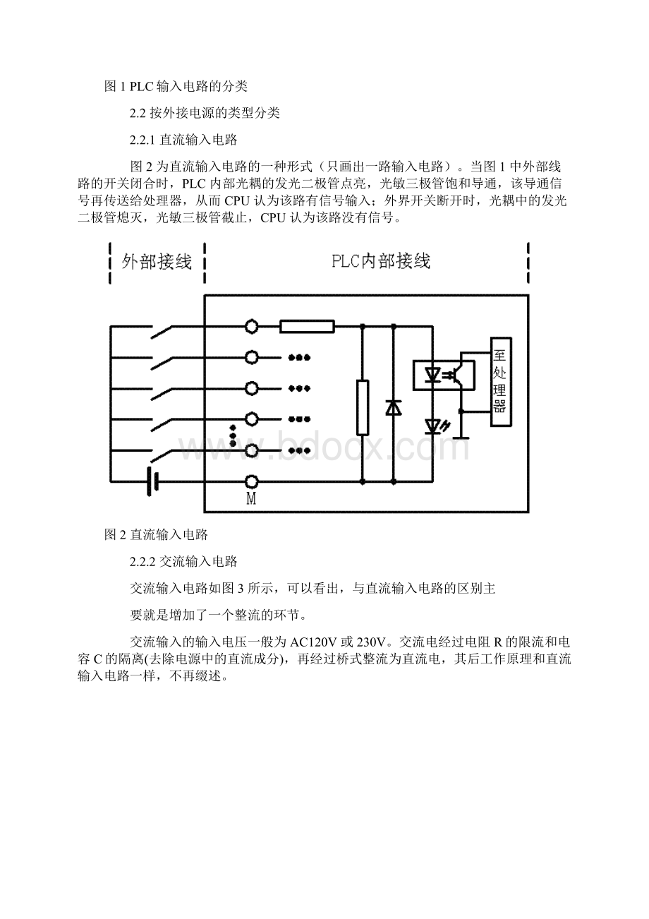 PLC 数字量输入模块电路的形.docx_第2页