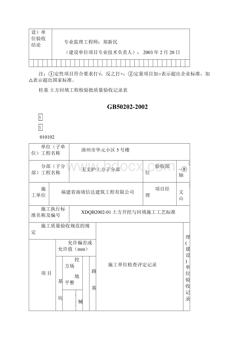 土建检验批表格填写示范Word文件下载.docx_第3页