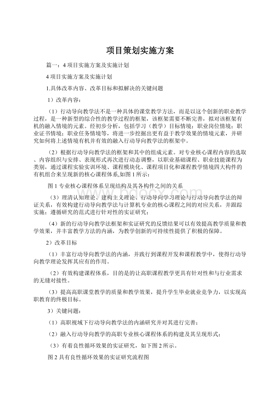 项目策划实施方案Word文档格式.docx