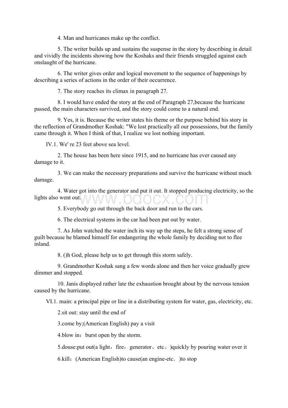 Face to Face with Hurricane Camille 课后练习题答案.docx_第2页