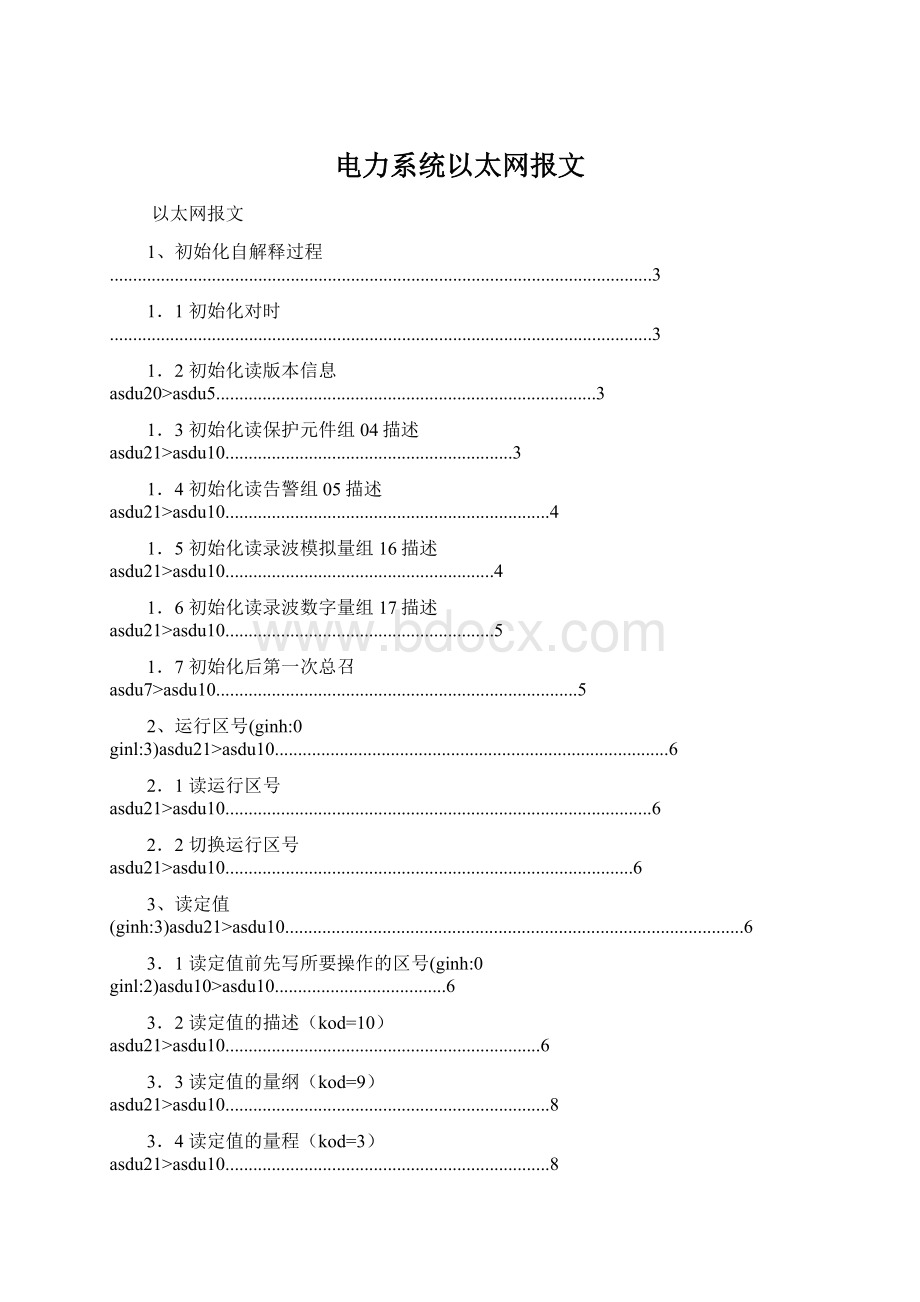 电力系统以太网报文Word文档下载推荐.docx_第1页