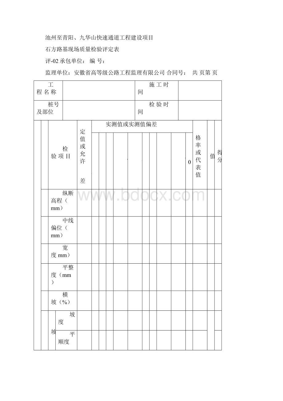 路基报验资料 4评定表128.docx_第3页