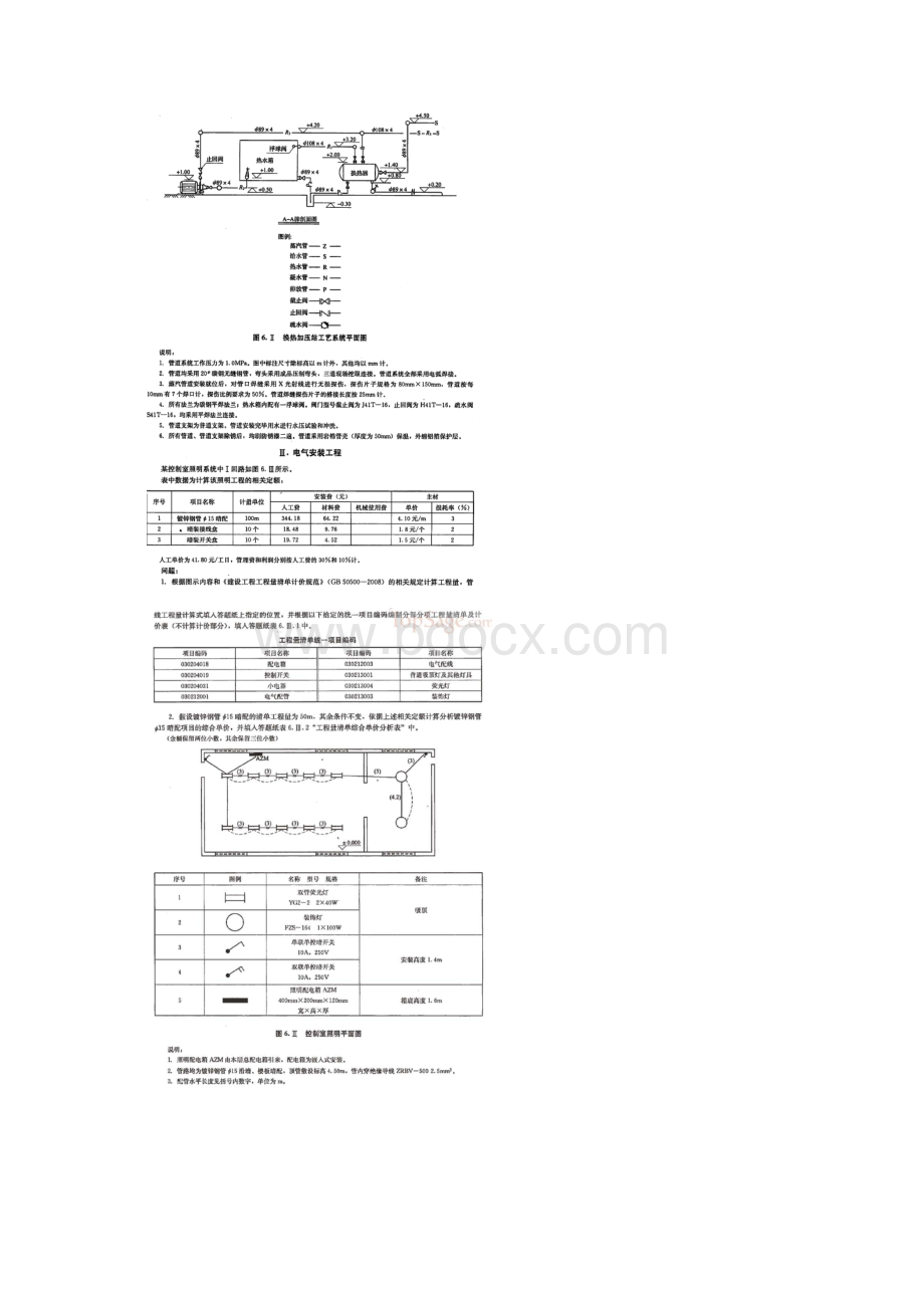 造价案例模拟题安装工程.docx_第3页