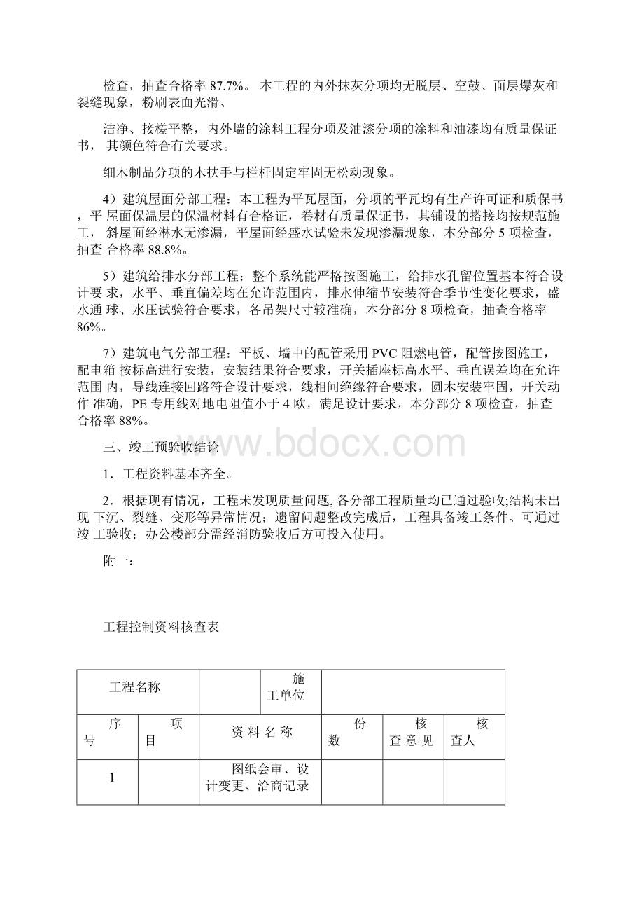 竣工预验收质量评估报告Word格式.docx_第3页