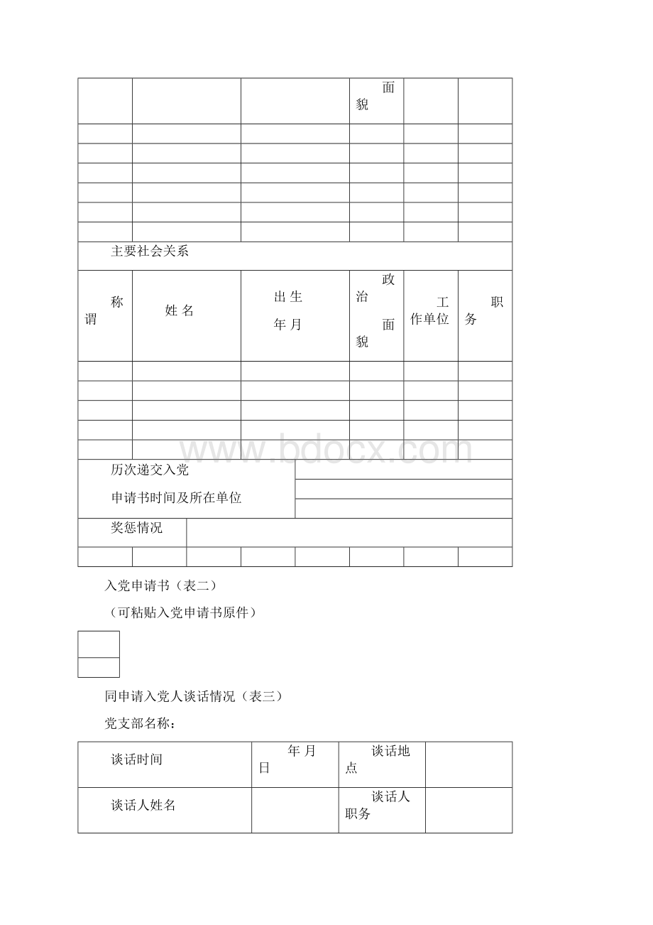 入党积极分子确定和培养教育登记表.docx_第3页