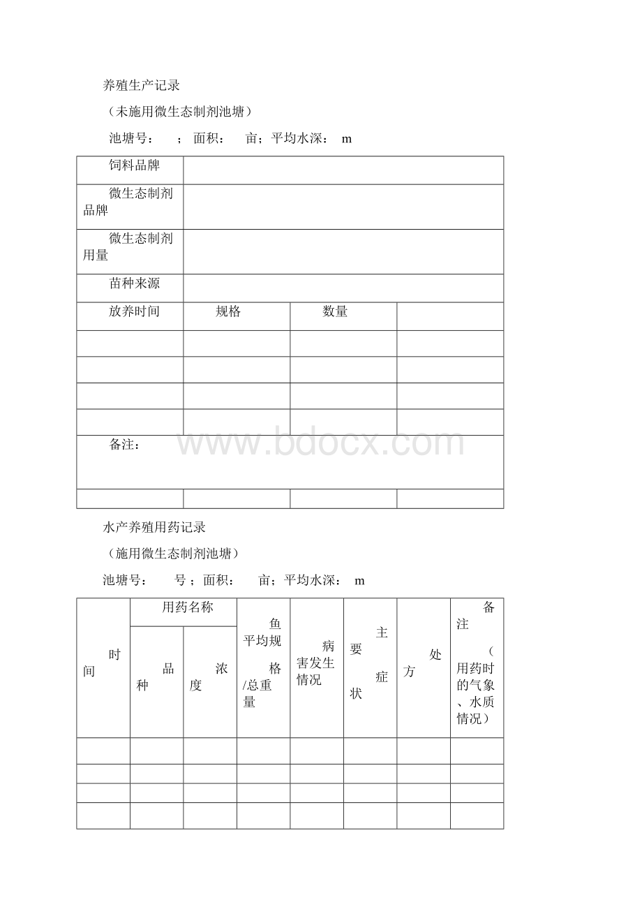 水产养殖生产记录表doc.docx_第2页