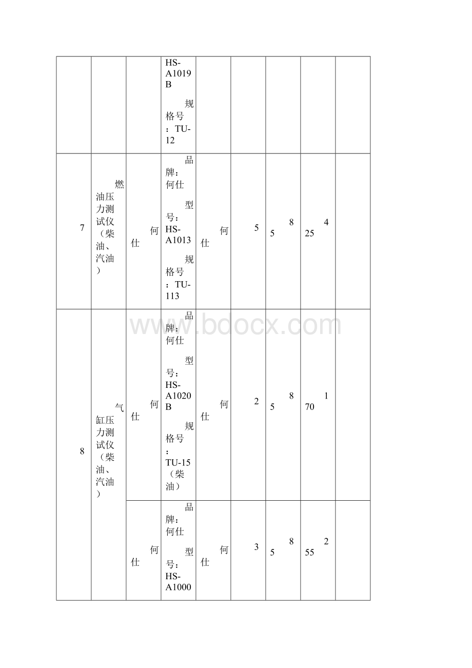 汽车设备采购型号副本仅作参考DOCWord格式.docx_第3页