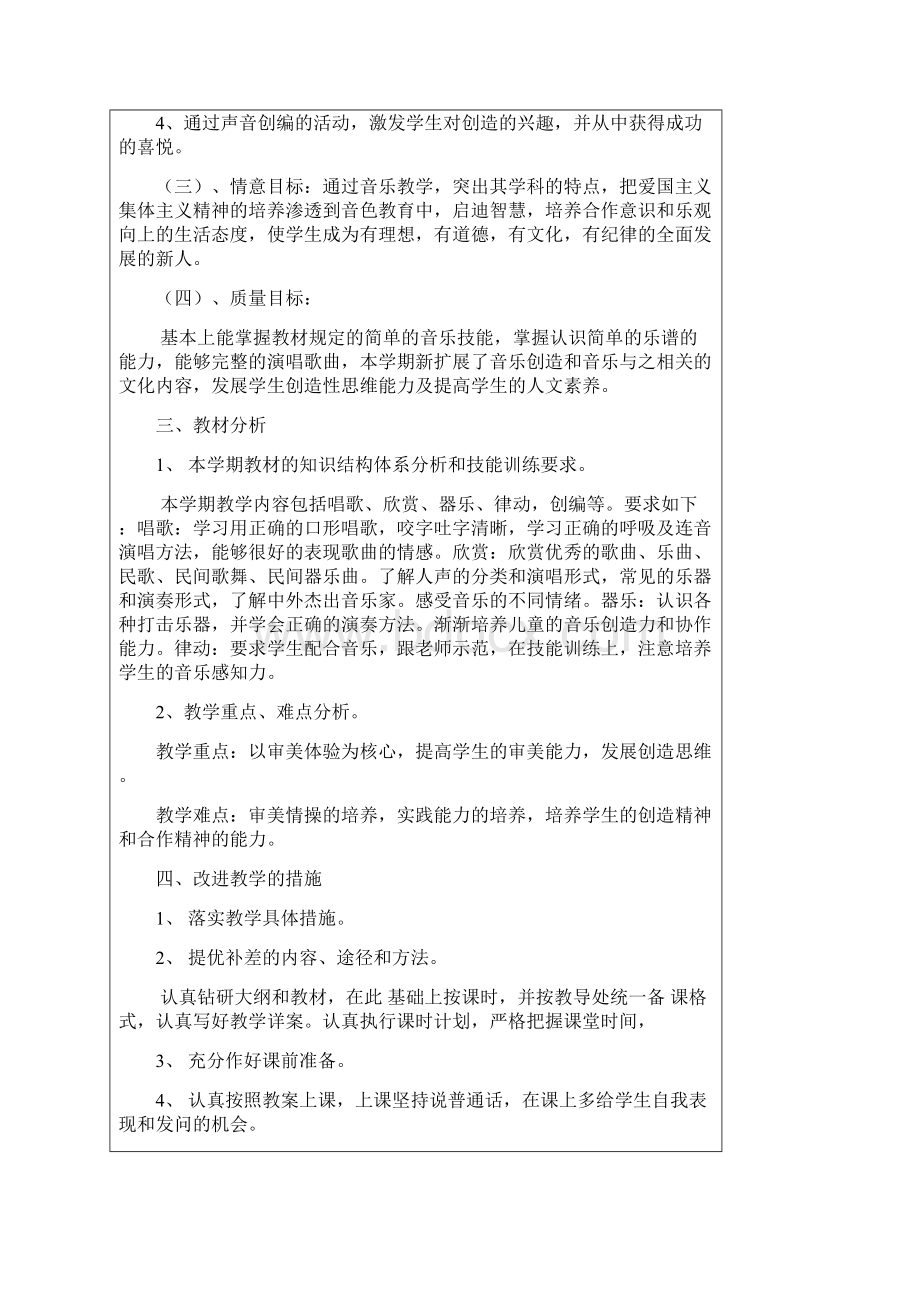 版湖南文艺出版社二年级上册音乐教案.docx_第2页