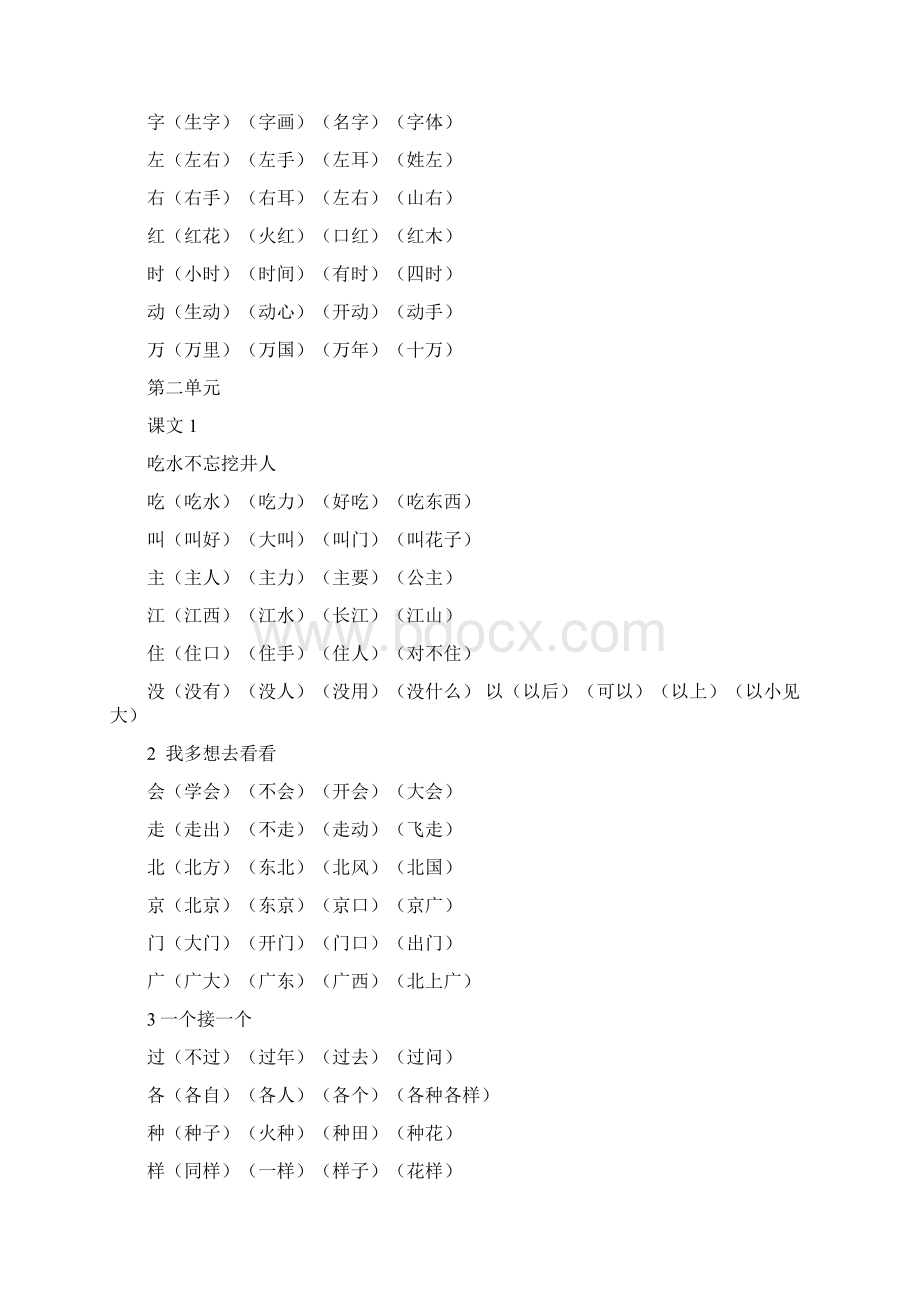 人教版一年级下生字组词.docx_第2页