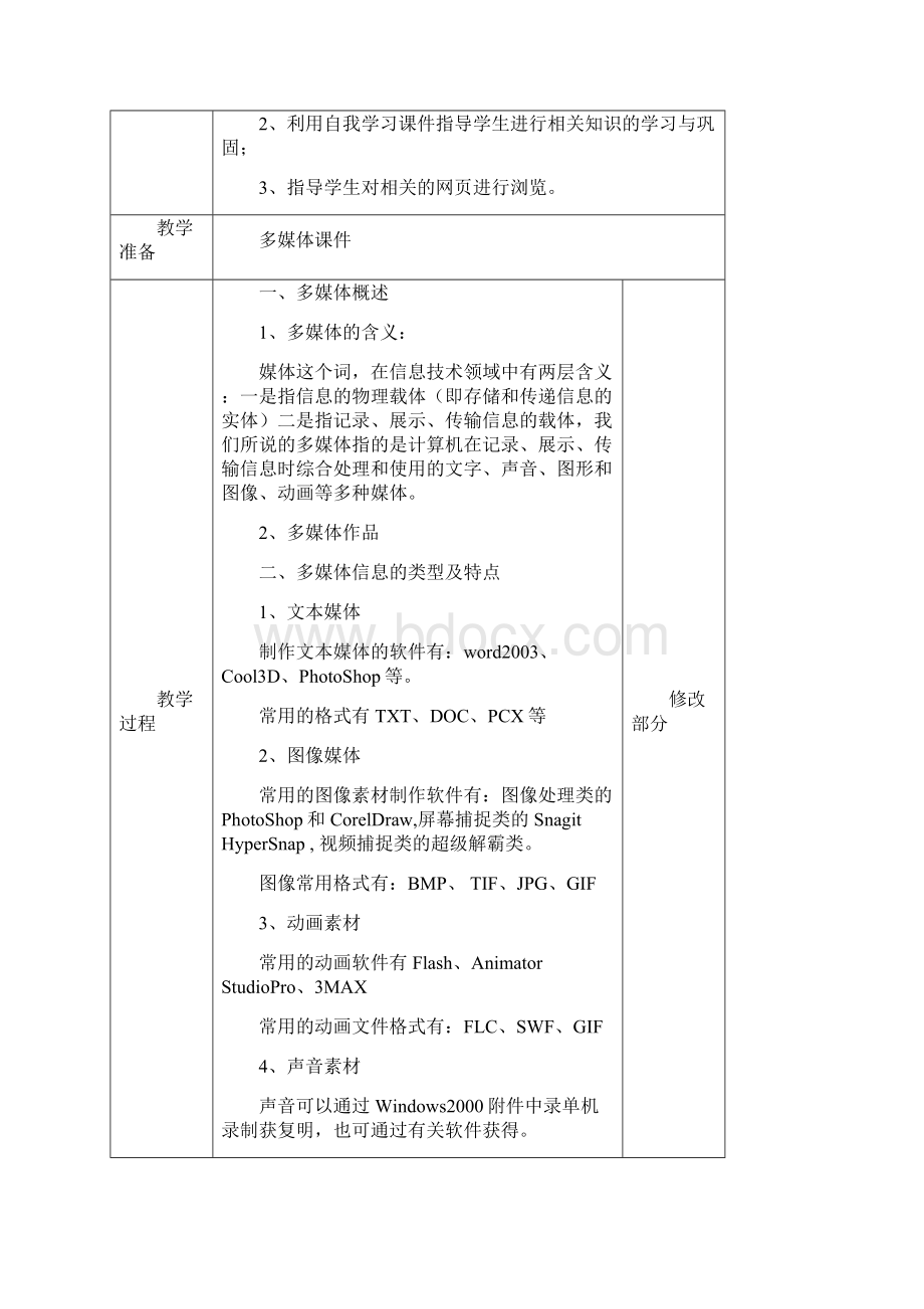 江西科技版初中信息技术八年级下册全册教案.docx_第2页