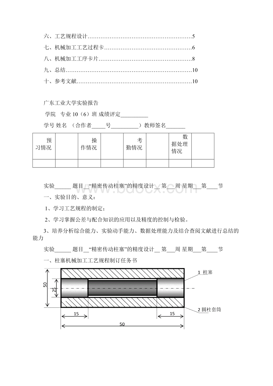 精密传动柱塞工艺设计报告资料Word文档格式.docx_第2页