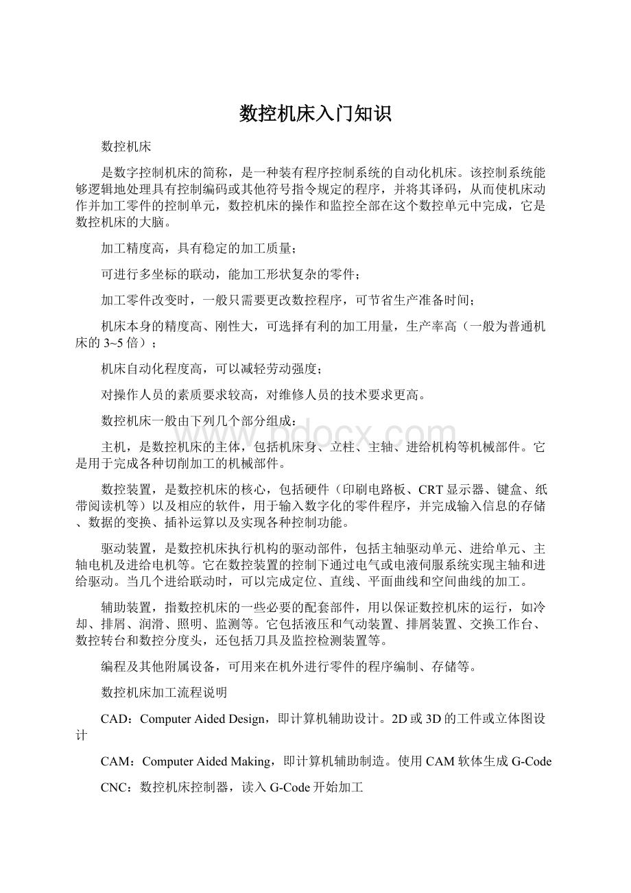 数控机床入门知识.docx_第1页