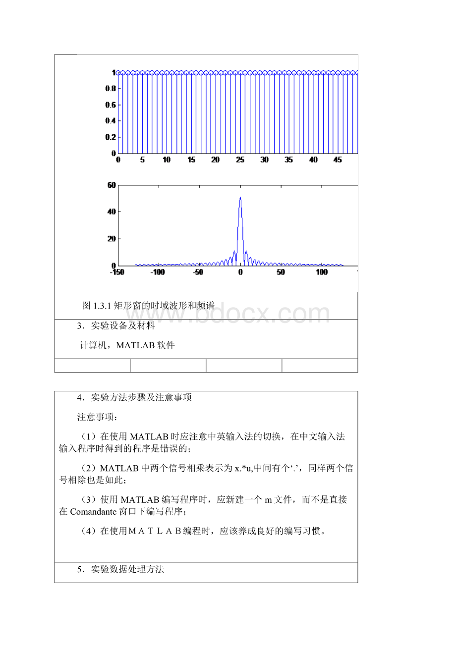 实验三 窗函数的特性分析资料.docx_第3页