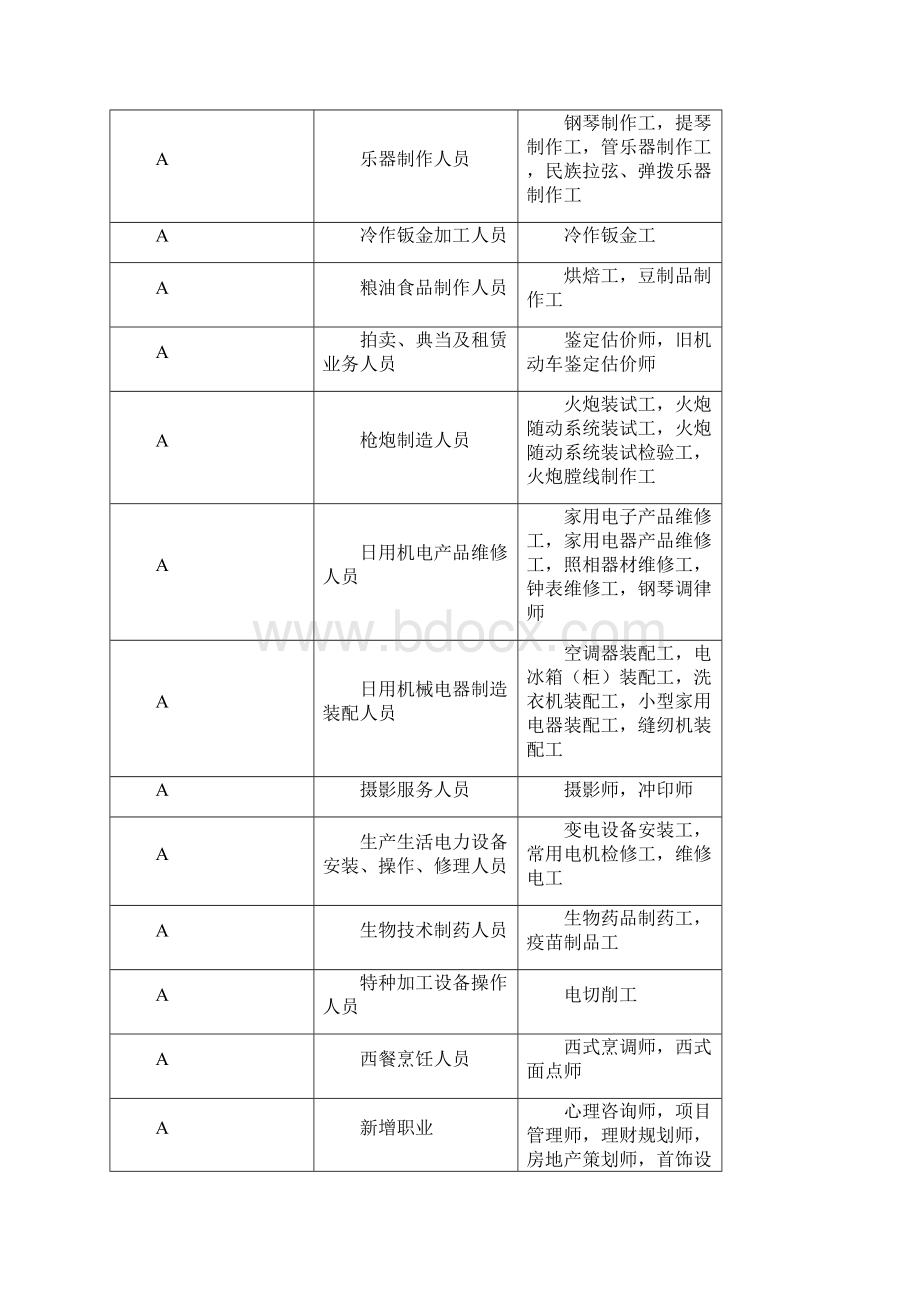 湖南省职业分类表.docx_第3页