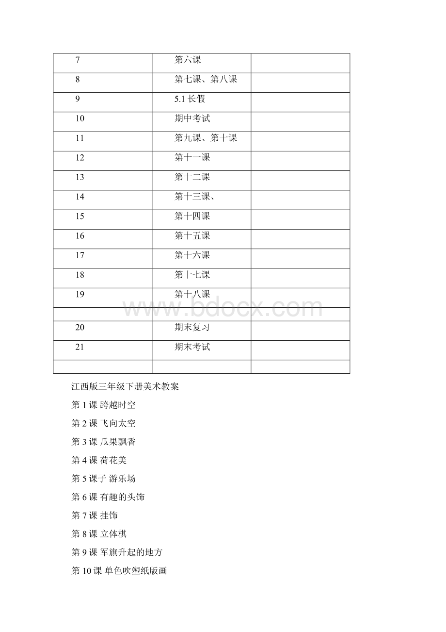 江西版三年级美术下册计划及教案.docx_第3页