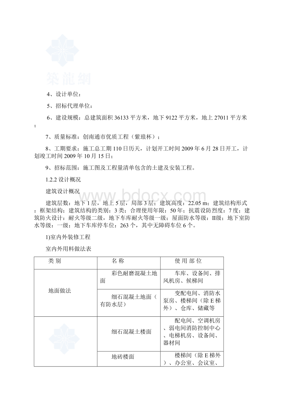 某市民服务中心工程施工组织设计争创紫琅杯技术标Word文档格式.docx_第2页