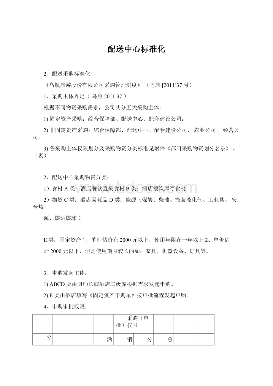 配送中心标准化.docx