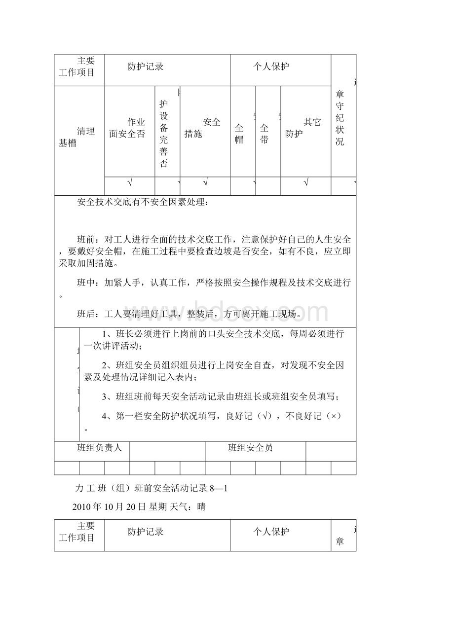 班组班前安全活动记录81.docx_第2页