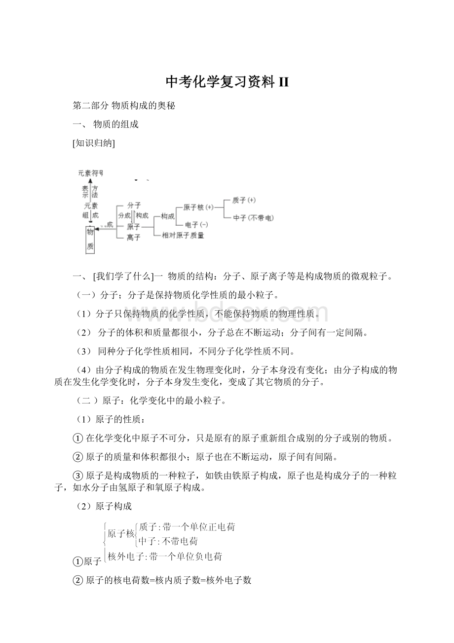 中考化学复习资料II.docx_第1页