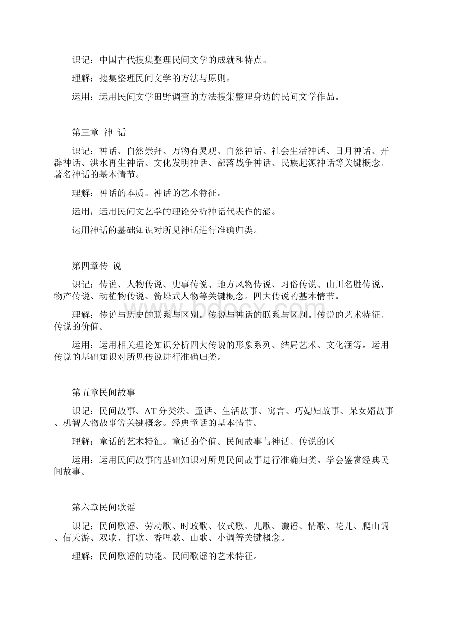 民间文学概论复习精彩试题参考Word下载.docx_第2页