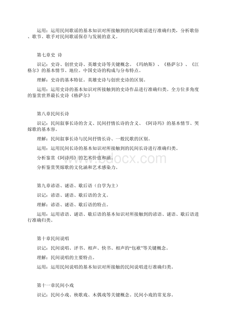 民间文学概论复习精彩试题参考Word下载.docx_第3页