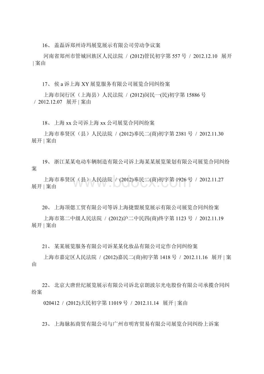 会展法律实务案例分析题目DOC文档格式.docx_第3页