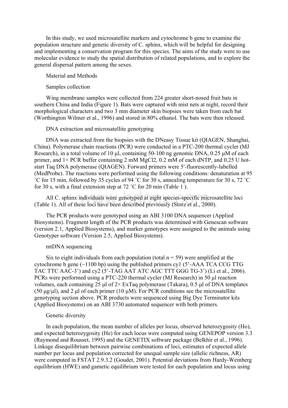 Sexbiased flow and colonization in the Cynopterus sphinx inference.docx_第2页