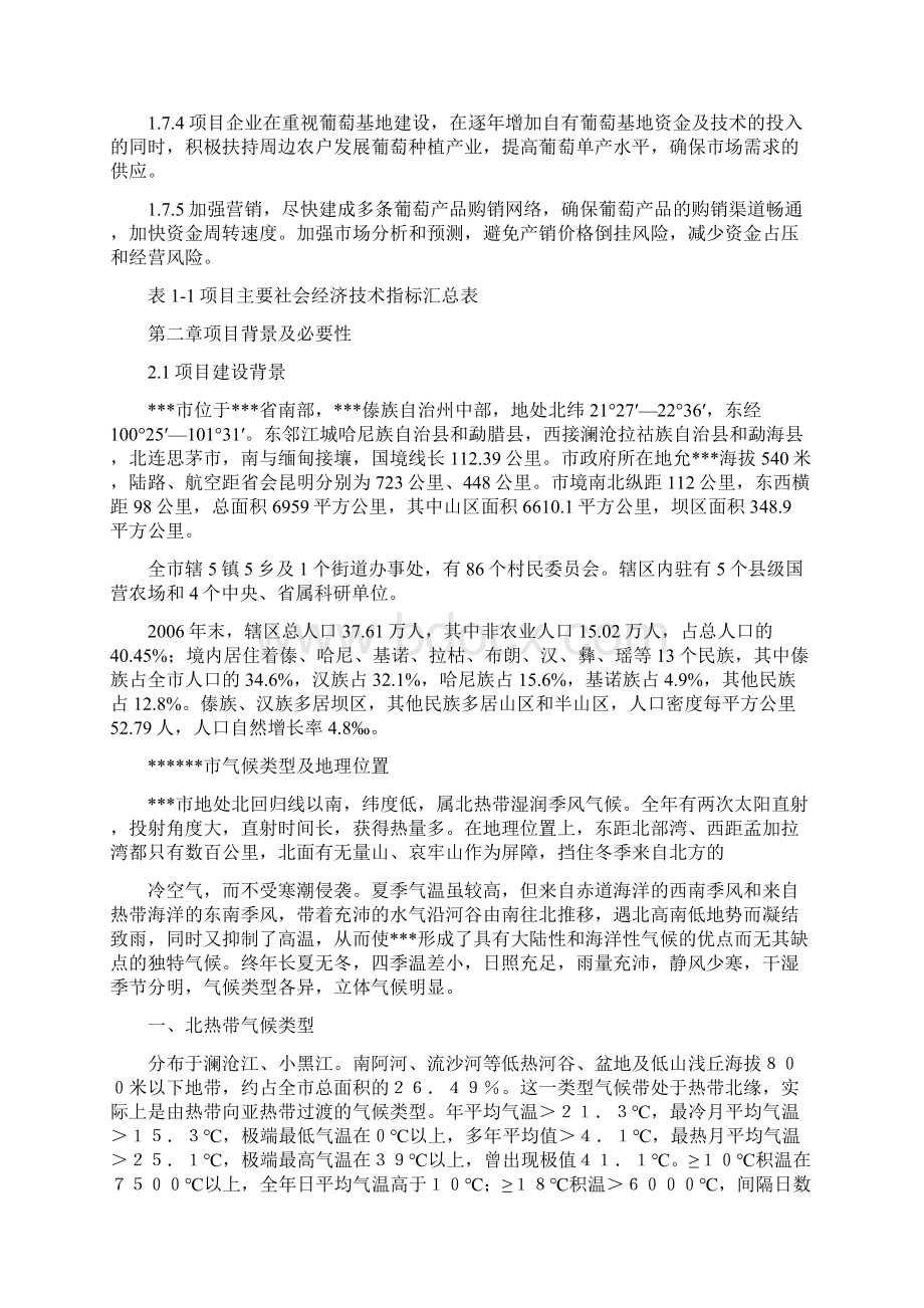 5000亩优质葡萄种植基地建设项目可行性研究报告报审稿.docx_第3页