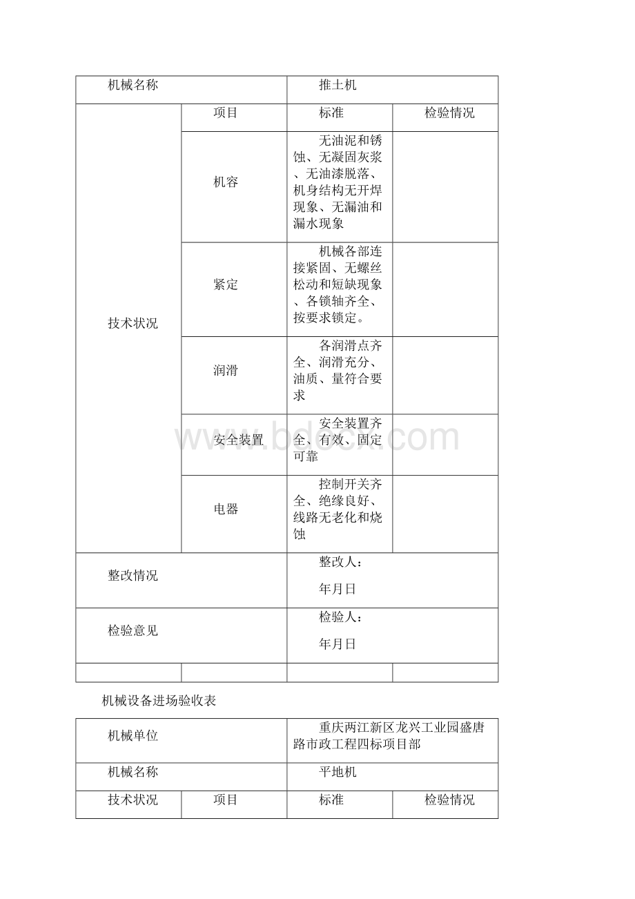 机械设备进场验收表 2.docx_第3页