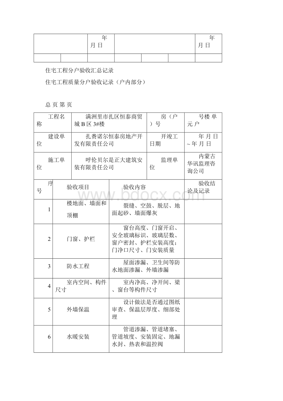 分户验收表格全部.docx_第2页