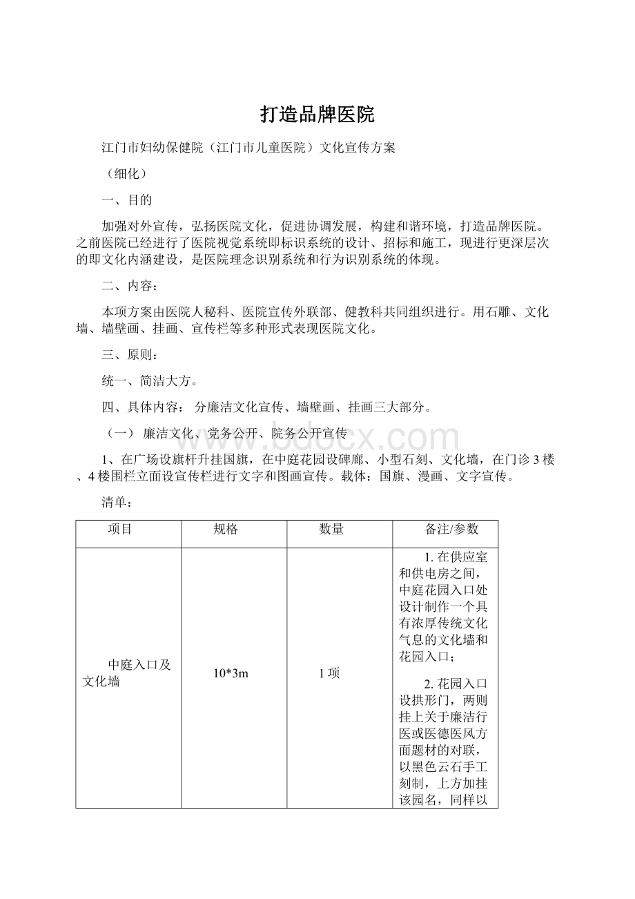 打造品牌医院.docx_第1页